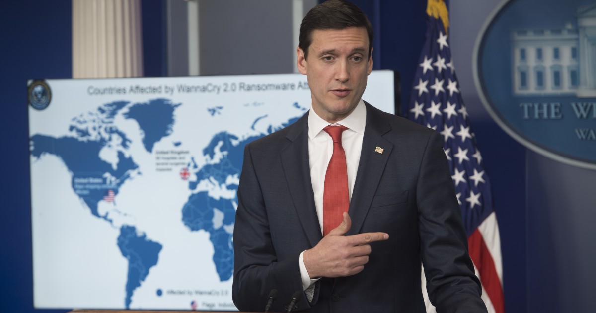 Trump Homeland Security Adviser Bossert, a Cybersecurity Expert, Departs