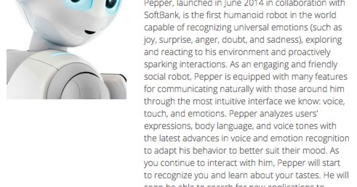 Robot to Be Featured Speaker at Clinton Foundation Event
