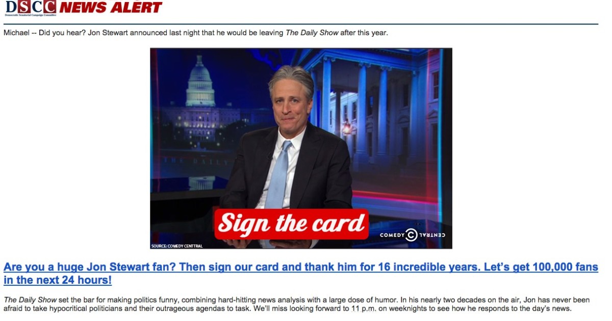 Democrats Lament Stewart Exit
