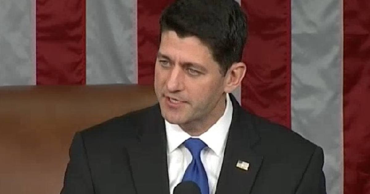 Ryan Reelected Speaker with Near GOP Unanimity