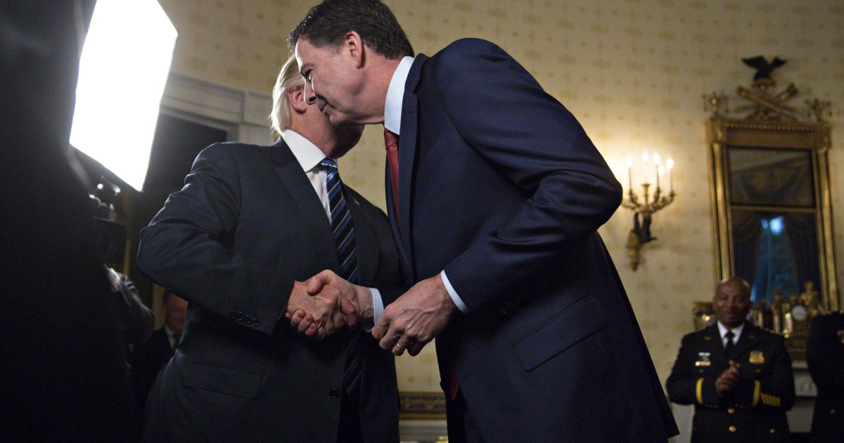 The Curious Case for Firing Comey