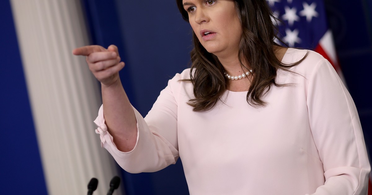 Sanders Won't Defend Her Denial that Trump Dictated Don Jr.'s Statement About the Trump Tower Meeting