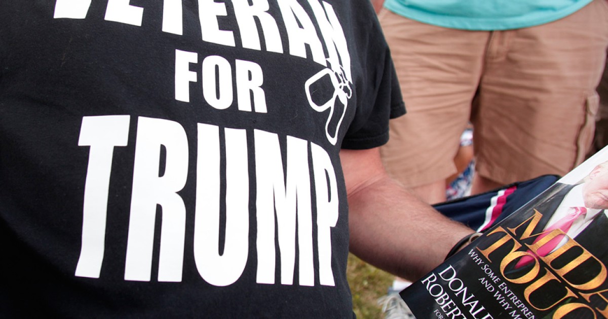 Veterans Shouldn't Trust Trump