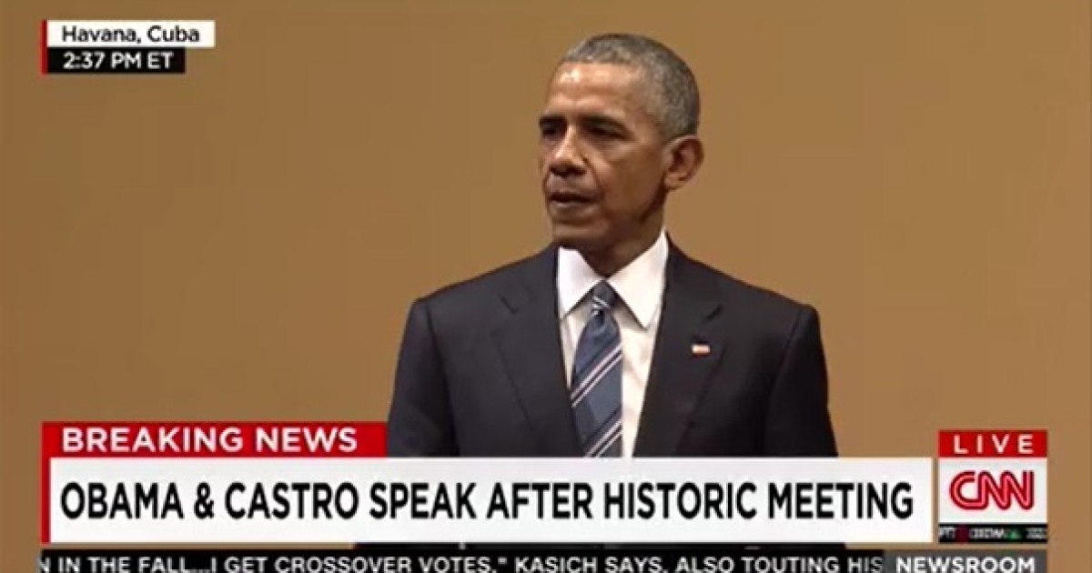 Obama Filibusters for Castro