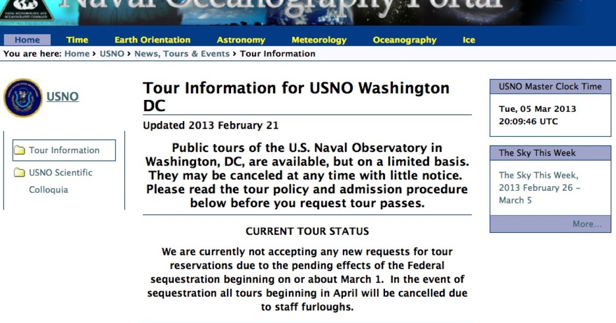Biden's Complex Closed for Sequestration
