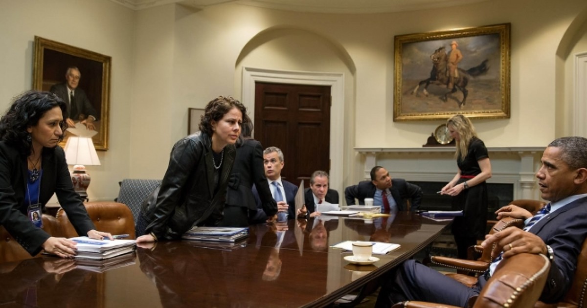 W.H. Releases Yet Another Photo to Combat Charge of Boys' Club