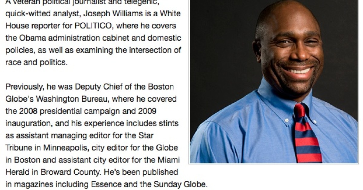 Politico Still Promoting Ex-Reporter