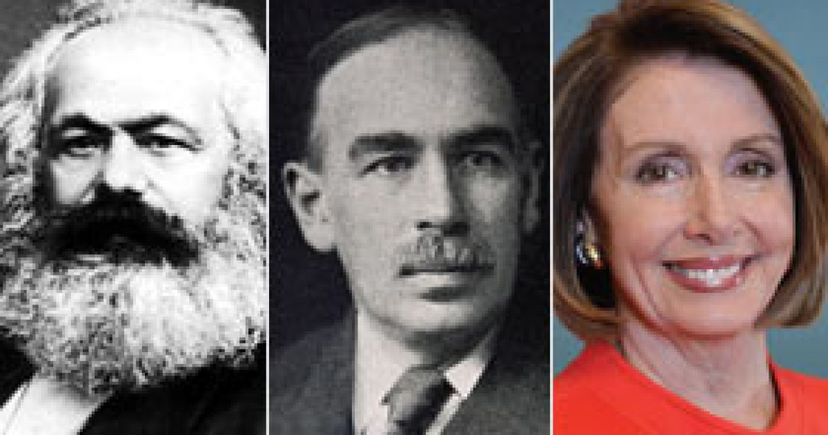 Marx, Keynes, Pelosi