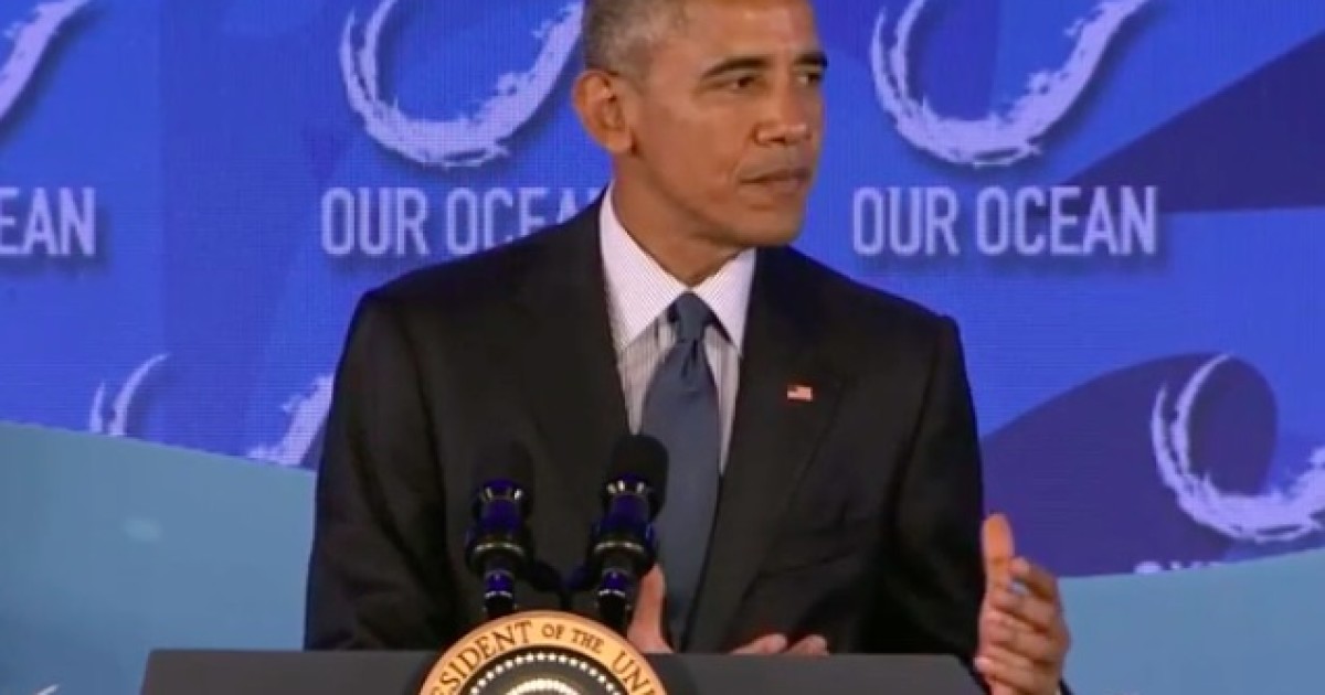Obama Says They Discuss Climate Change in the Situation Room