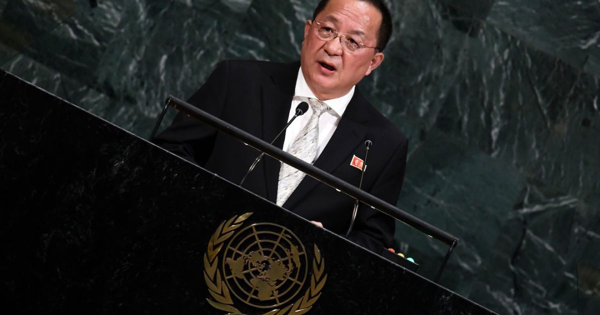 North Korean Minister Says Trump 'Declared a War' With His U.N. Speech