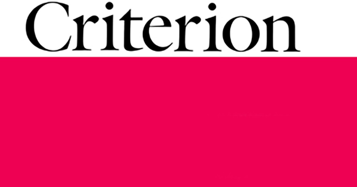 Happy Birthday, 'New Criterion'