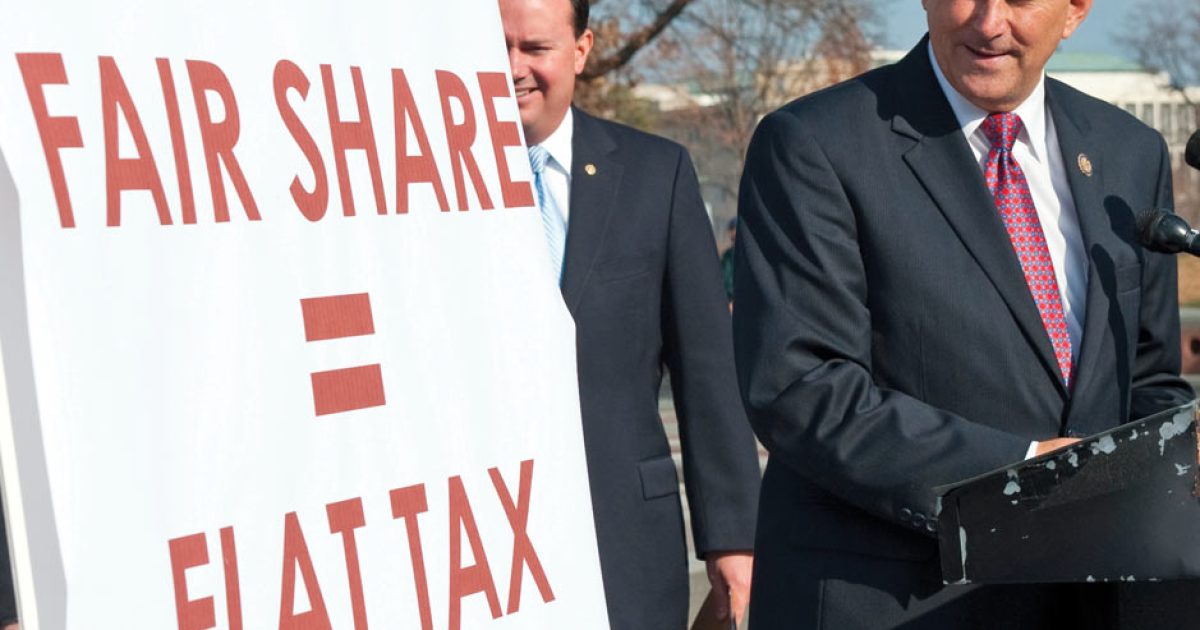 Remember the Flat Tax?