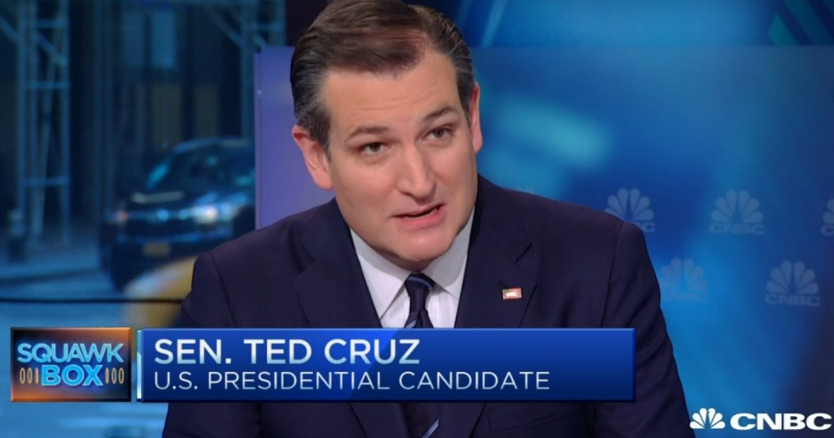 Cruz: 'Nothing Gets Fixed' If Economy Doesn't Grow