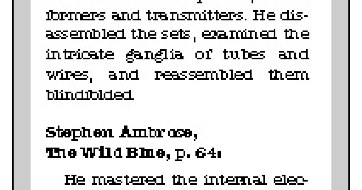 Stephen Ambrose, Copycat