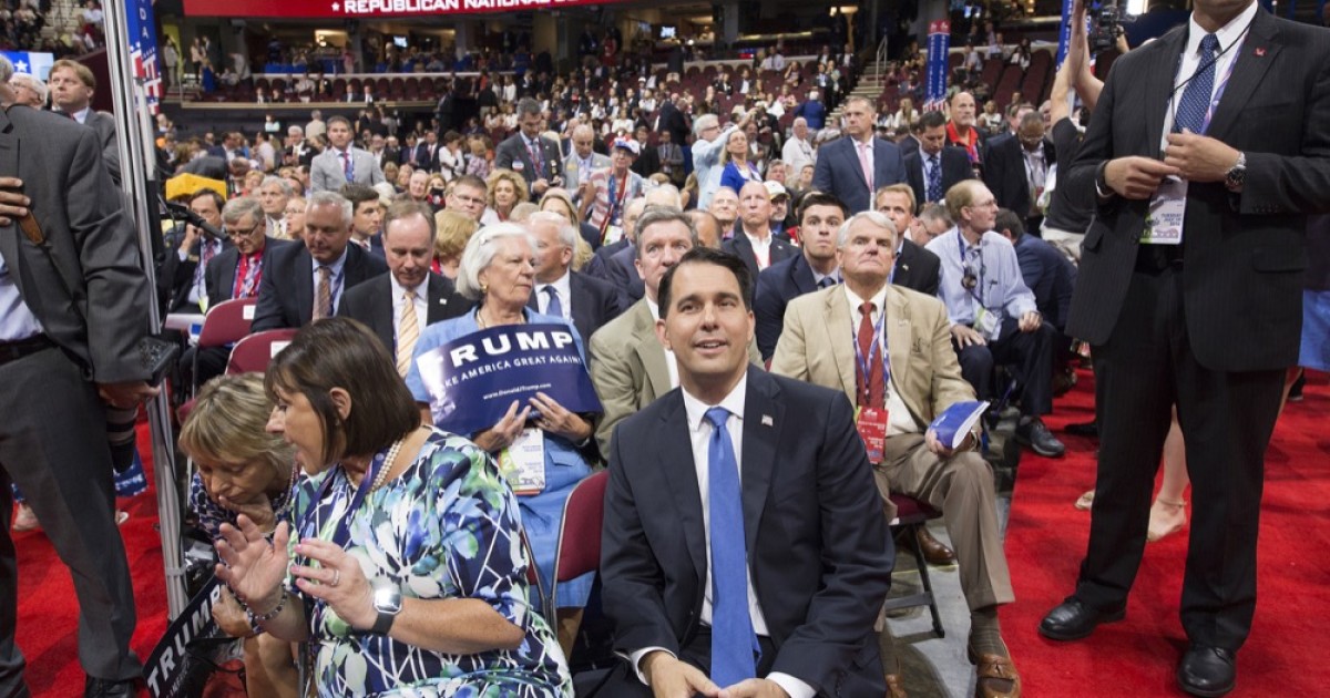 Walker Backs Trump Despite Trump's Refusal to Renounce Racist Attack