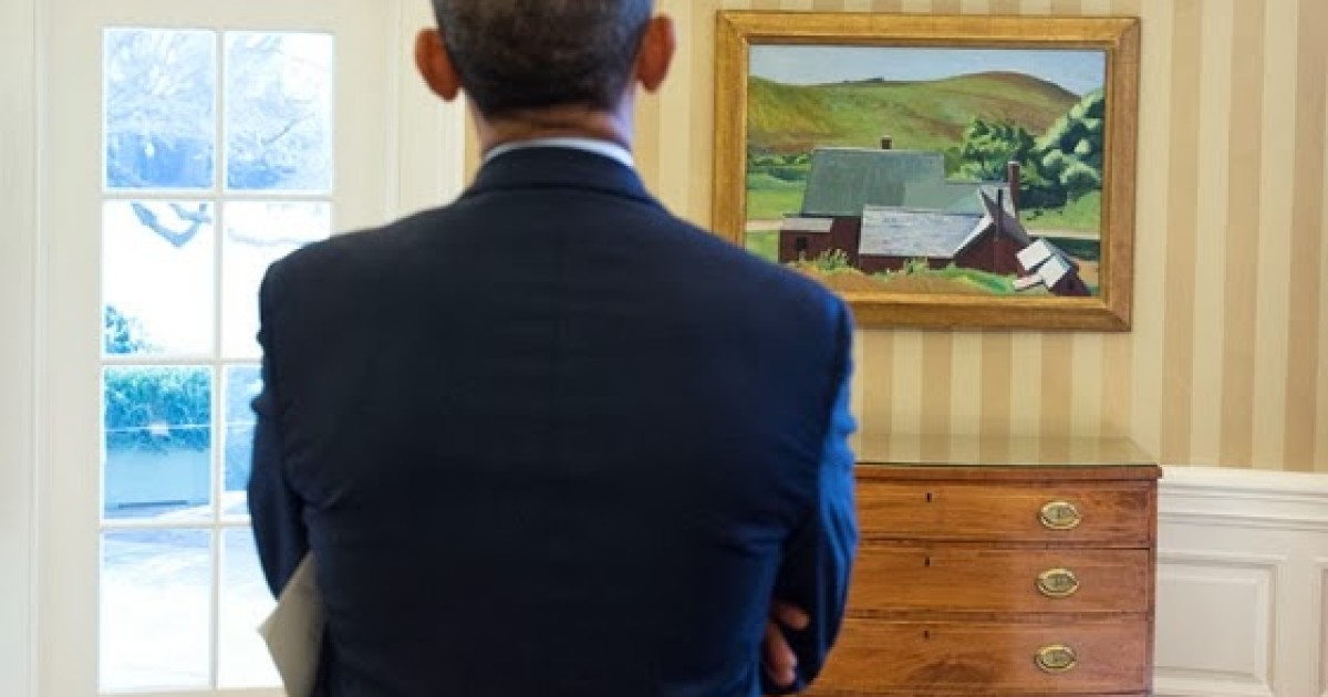 Oval Office Swap: Emancipation Proclamation for Farm Paintings