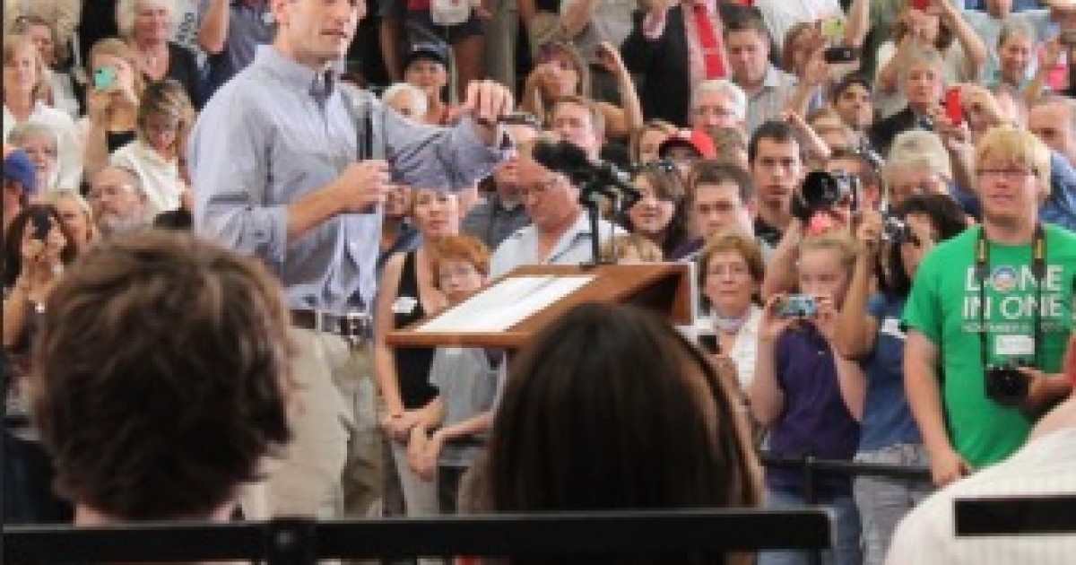 Ryan: Biden Coming at Me 'Like a Cannonball'