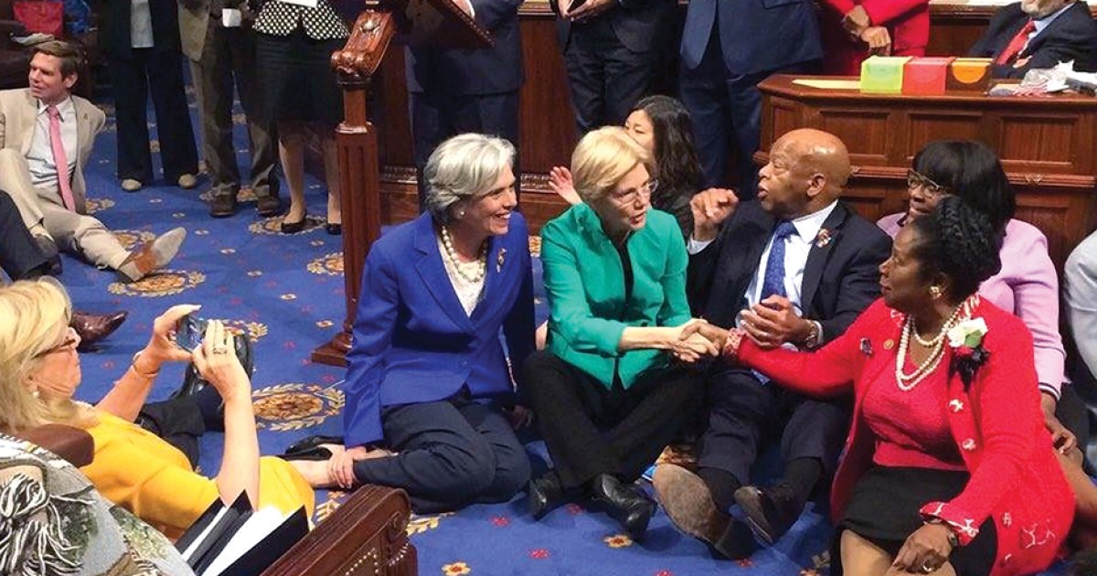 Anti-Civil-Rights Sit-in