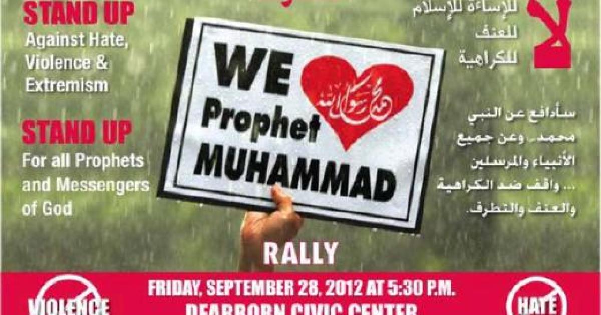 Muslims in Michigan to Rally Against First Amendment