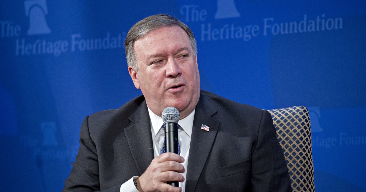 Pompeo Calls Out Iran for Continuing to Harbor al-Qaeda Leaders