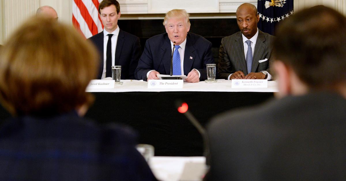 Trump Disbands Business Advisory Council as CEOs Flee
