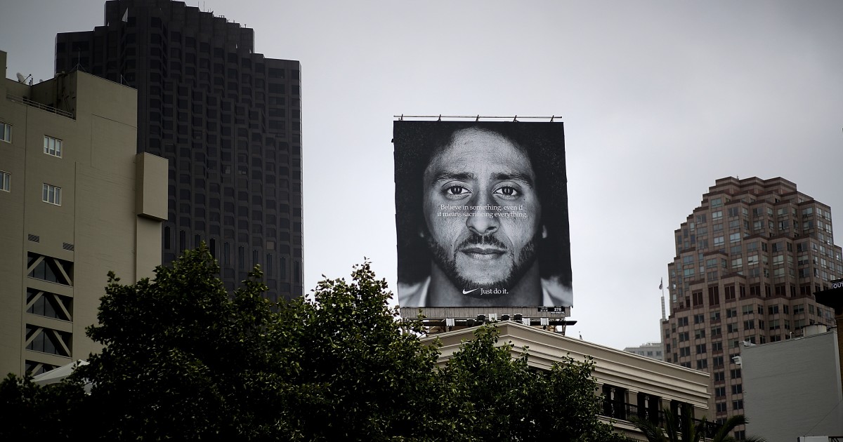 Kaepernick's Message Goes Corporate