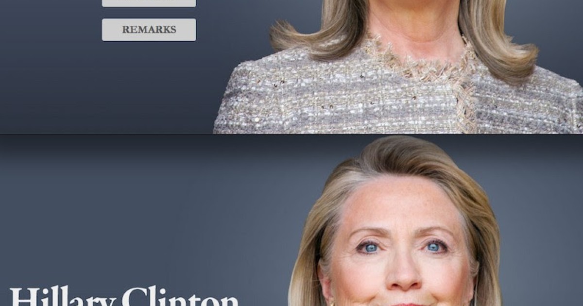 Hillary Clinton Quietly Scrubs 'Remarks' From Website