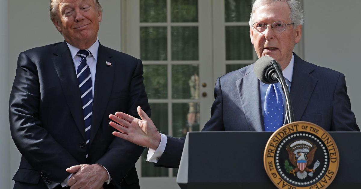White House Watch: The Bromance Begins for Donald Trump and Mitch McConnell