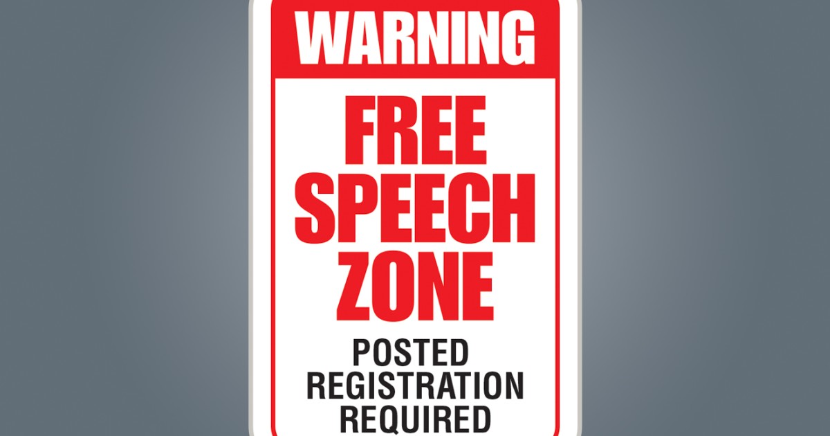 Speech-Free Zones