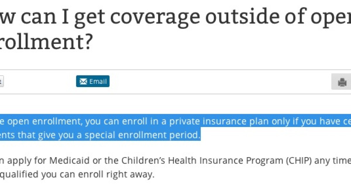 HHS Now Says You Can Sign Up for Health Care After Obamacare Deadline