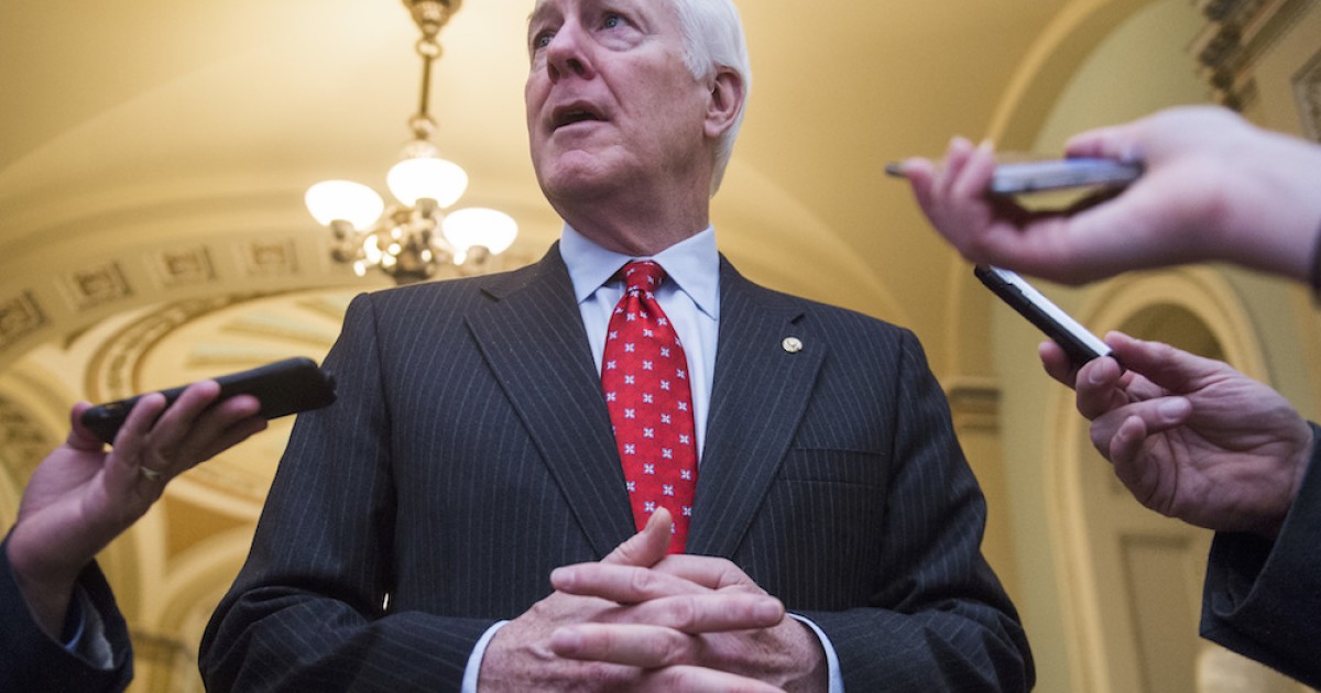 Cornyn Won't Replace Comey at FBI