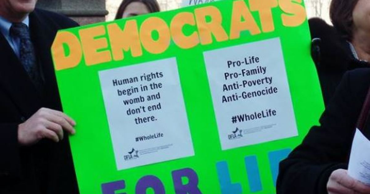 Democratic Group Urges Pro-Life Language in Platform
