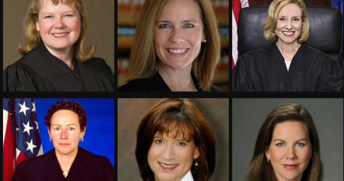 All of Trump’s SCOTUS Women