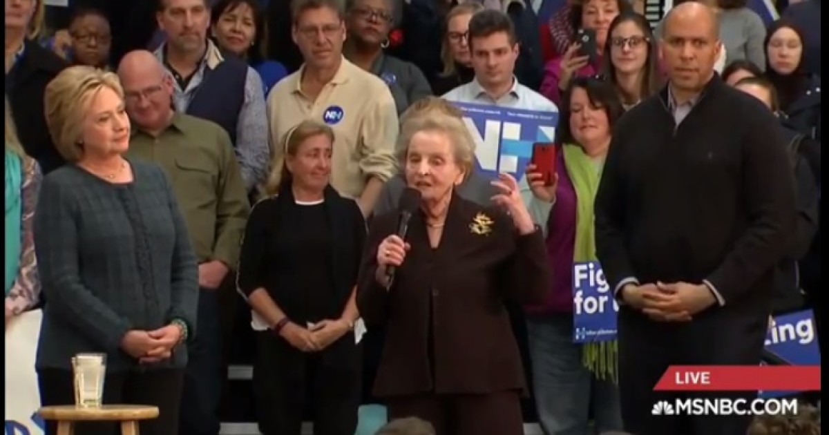 Albright at Clinton Rally: 'Special Place in Hell for Women Who Don't Help Each Other'