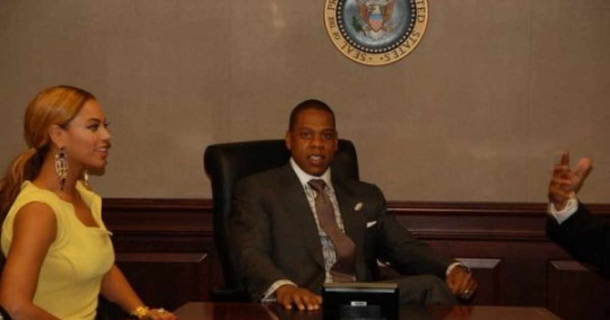 Rapper Jay-Z in the Situation Room
