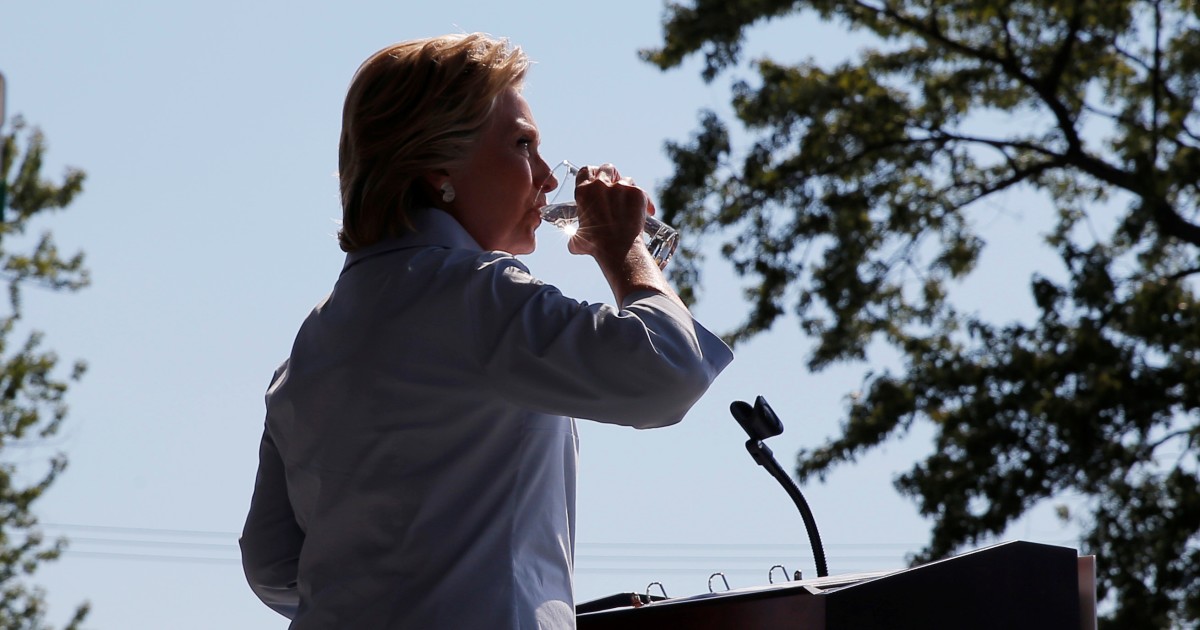 You Can Lead Reporters To Water, But Can You Make Them Believe Clinton's Ridiculous Dehydration Story?
