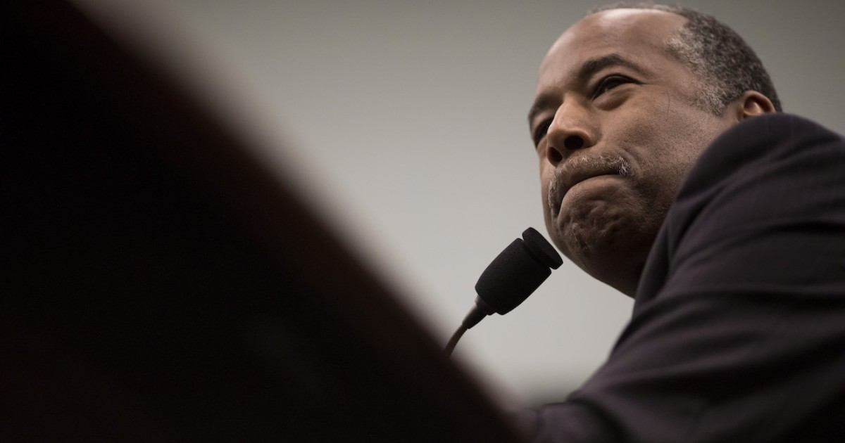 Carson Cites 'Safety,' Blames Wife for Purchase of $31,000 Dining Set