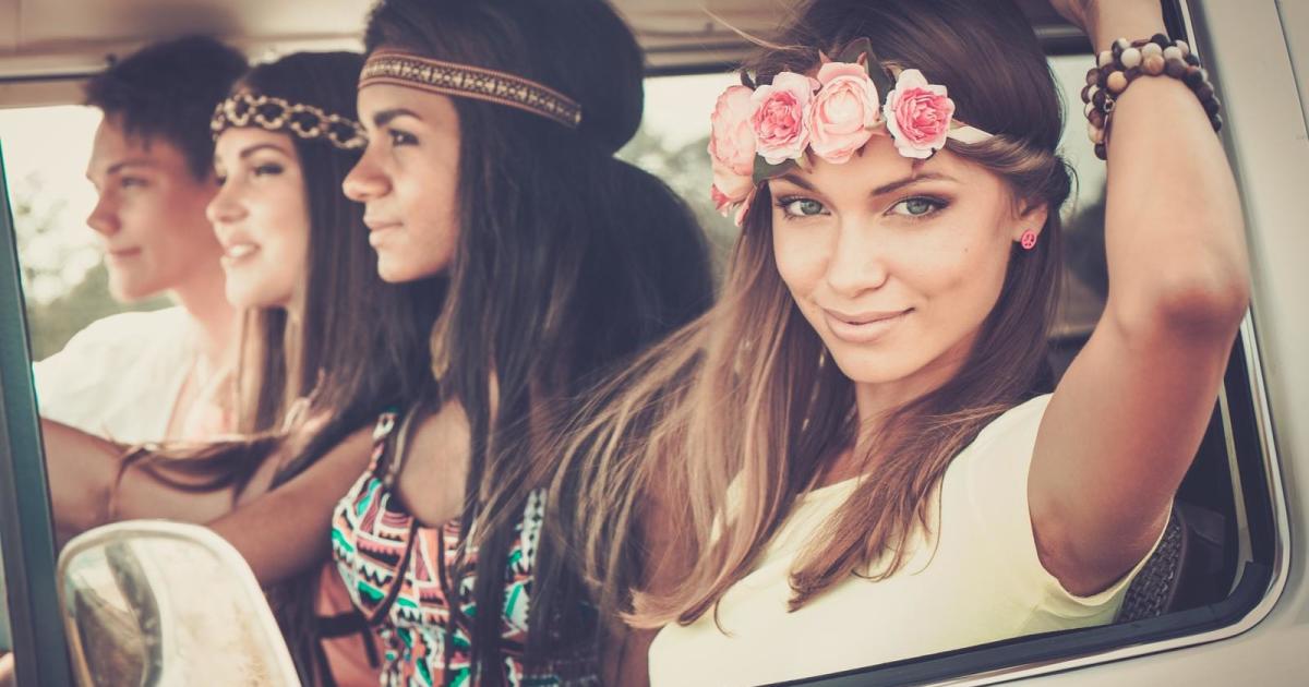 Flowers in Their Hair