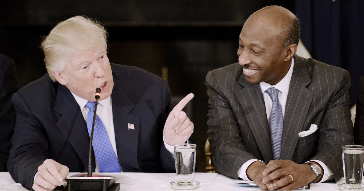 Trump Attacks Merck CEO for Resigning from a White House Manufacturing Council