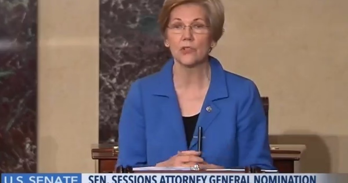 Warren Breaks Senate Rule, Prohibited From Debating Sessions Nomination