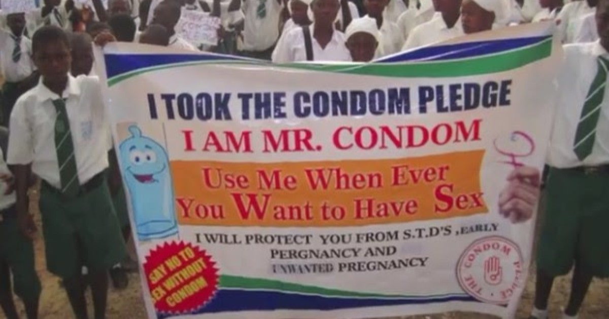 State Dept. Partners With 'Condom Pledge' Campaign for Youth, Children in Africa