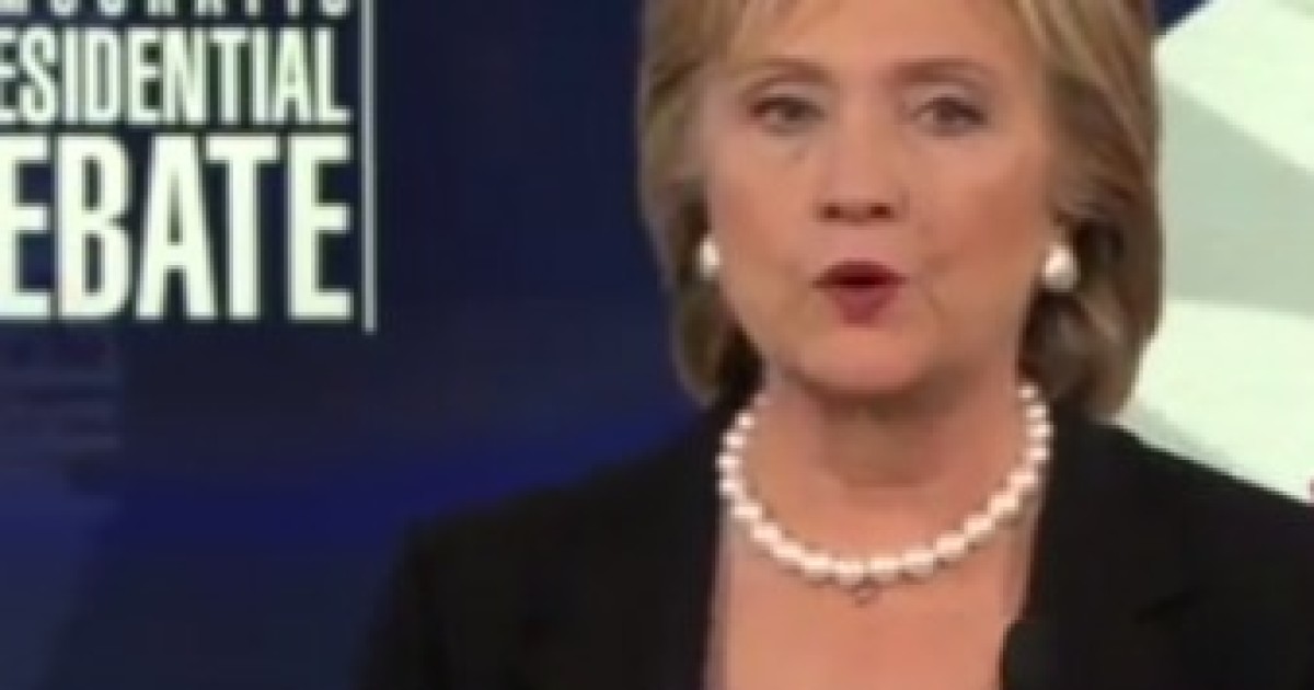 Clinton: I Received Wall Street Donations Because of 9/11