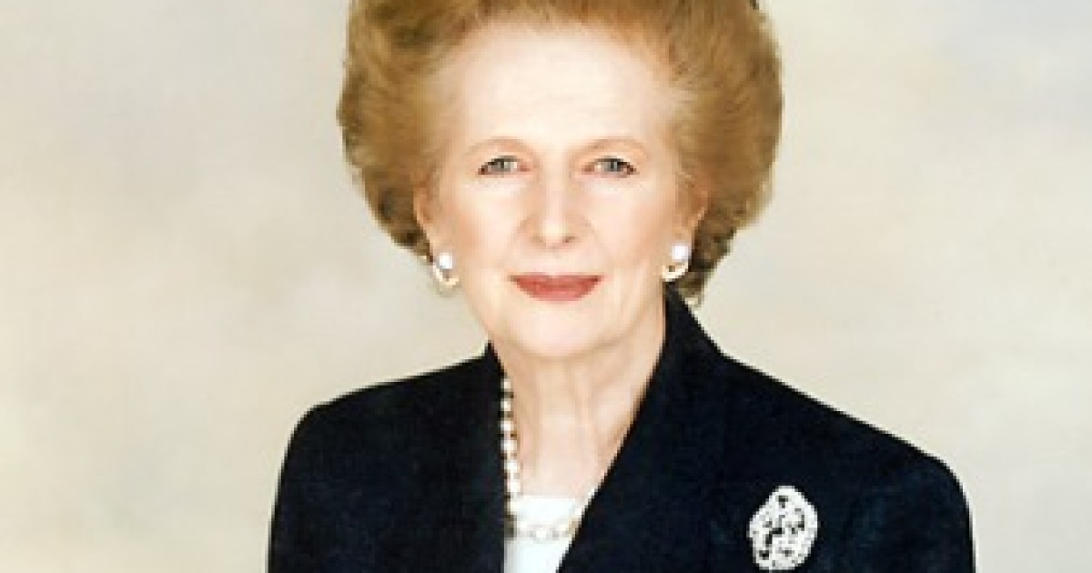 Margaret Thatcher Dead