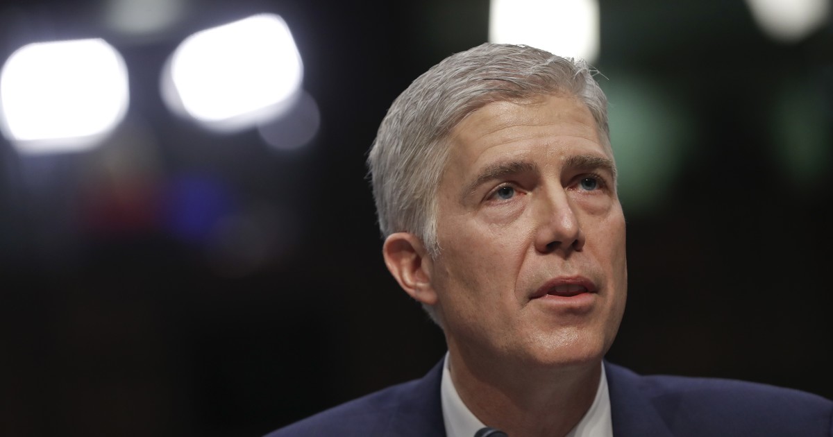 Gorsuch Shines on Day One