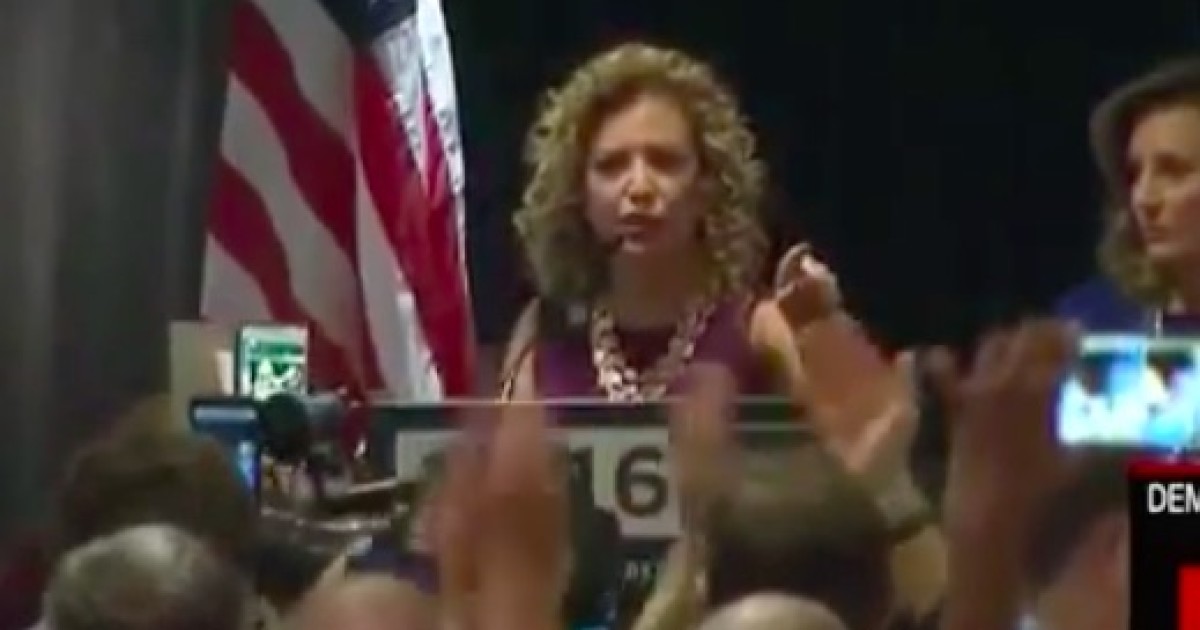 Debbie Wasserman Schultz Jeered Off Stage