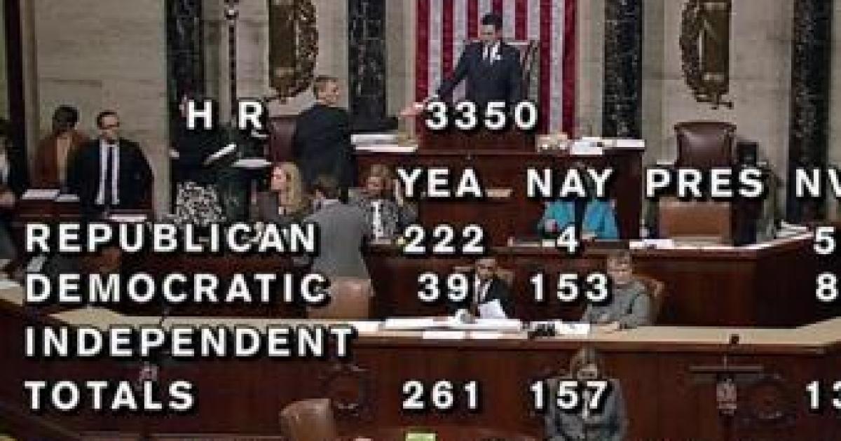 House Passes Bill To Restore 'If You Like It You Can Keep It' Promise