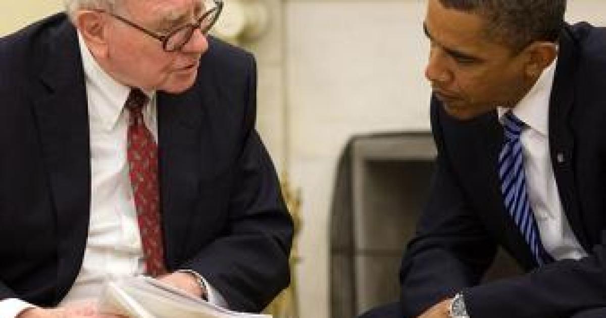Warren Buffett Doesn’t Seem to Agree with Obama’s Tax Policy