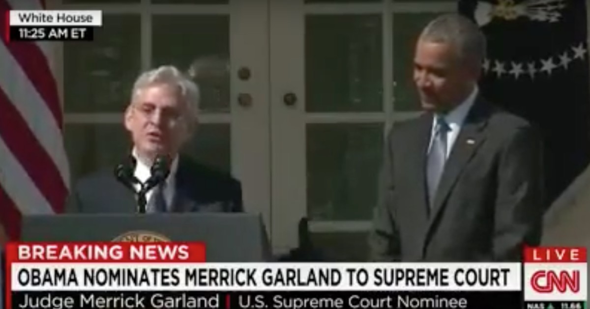 Video: Obama Supreme Court Nominee Merrick Garland Mocks Donald Trump