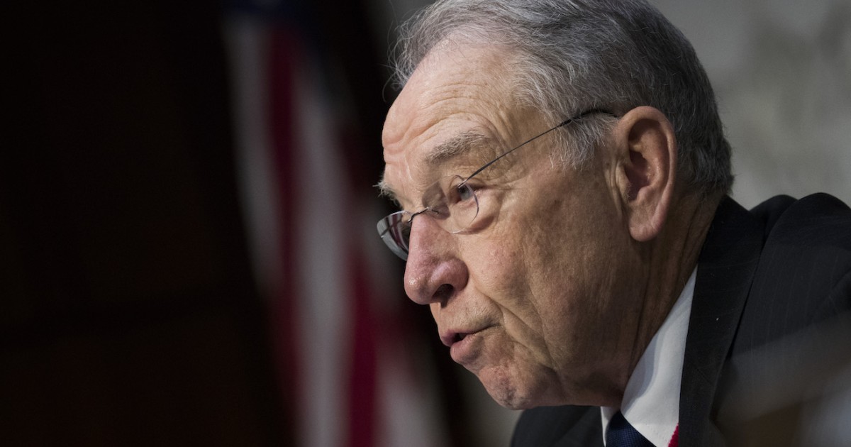 Grassley Announces Judiciary Committee Interviews of Trump Tower Meeting Witnesses 'Complete'