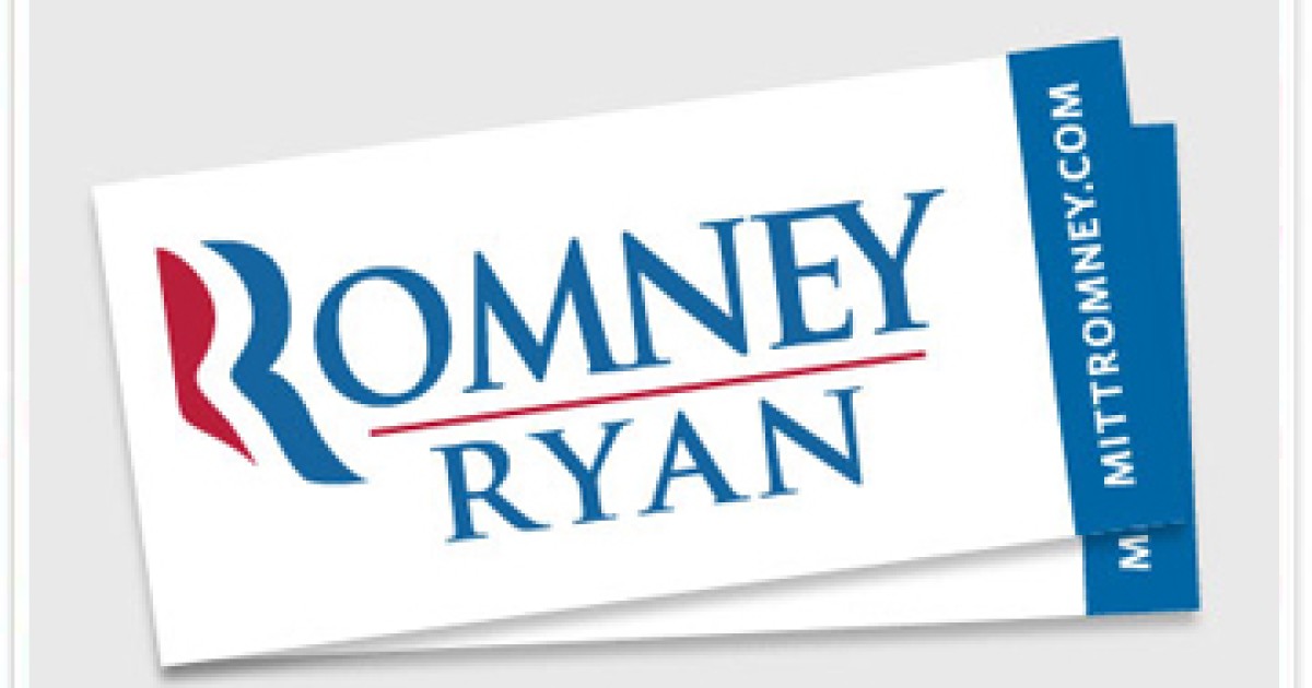 Romney-Ryan Bumper Sticker